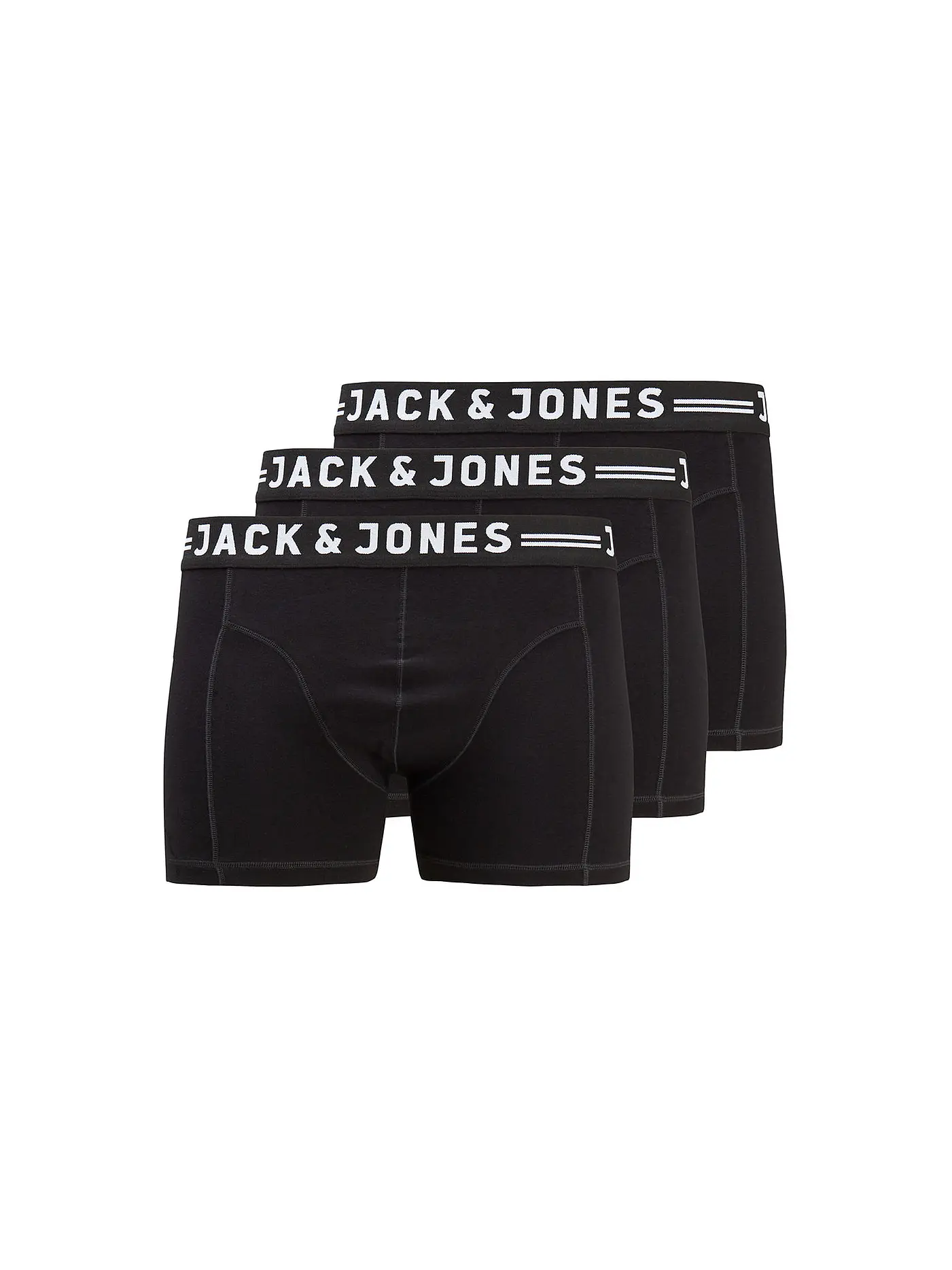 JACK & JONES | Pants 3-er Pkg. "JORSENSE" | schwarz